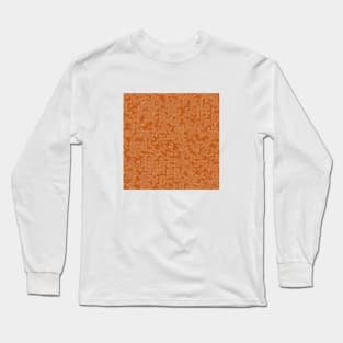 Mosaic, abstract, orange, tan, pattern, acrylic, colorful, homedecor, decor, minimal, Long Sleeve T-Shirt